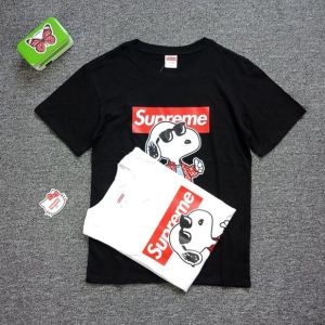 お洒落な作品シュプリーム ヴィトン t シャツ 偽物supreme snoopy louis vuittonメンズクルーネック半袖