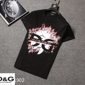 2019年春夏のトレンドの動向 たくさん歩く日にも大活躍 Dolce&Gabbana ドルチェ＆ガッバーナ 半袖Tシャツ 3色可選