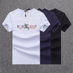 今季おすすめの話題作　Burberry 2019夏tシャツスーパーコピー限定セールバーバリー 半袖 コピー　無地3色プリントロゴ　相性抜群年齢を問わず