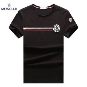 目安最前線2019夏新作　MONCLER半袖ｔシャツスーパーコピー無地ロゴモンクレール t シャツ コピー　クルーネックカッコいい　相性抜群上質