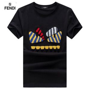 FENDI フェンディ 半袖Tシャツ 2色可選 春夏に必要なおすすめアイテム 19春夏正規品保証