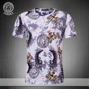 VERSACE ヴェルサーチ 半袖Tシャツ 2色可選 19SS最安値保証 春夏季超人気限定コラボ 今年夏季１番