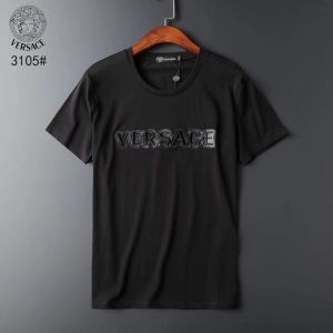 VERSACE ヴェルサーチ 半袖Tシャツ 2色可選 春物新作大人スタイリッシュ 19SS新作大人気旬トレンド