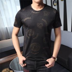 半袖Tシャツ VERSACE ヴェルサーチ 19SS 春夏最新作 春夏季超人気限定コラボ 春新作ご注目