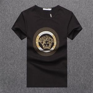 2019春夏の流行りの新品 VERSACE ヴェルサーチ 半袖Tシャツ 3色可選 上品ですっきり、好感度抜群