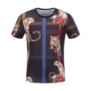 VERSACE ヴェルサーチ 半袖Tシャツ 19春夏正規品保証 春夏新作限定 超入手困難 新作に一目惚れ