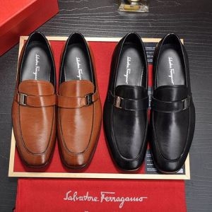 長時間通用定番　夏季発売　FERRAGAMOビジネスシューズ...