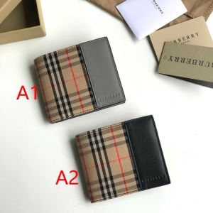 たくさん歩く日にも大活躍 2019春夏の流行りの新品 バーバリー BURBERRY 財布 2色可選