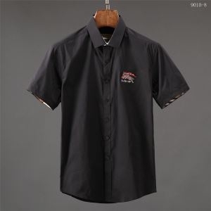 半額以下セール　バーバリー コピー爆買いお買い得　Burberry半袖シャツスーパーコピー　今夏の大本命3色無地　相性抜群定番大歓迎商品　