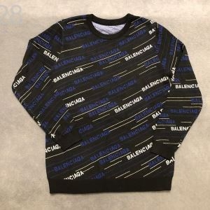 バレンシアガ スウェット コーデ マガジンに掲載されたコレクション コピー BALENCIAGA ユニセックス ブラック 最低価格