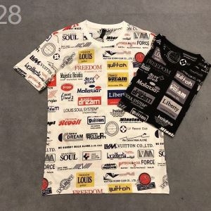 ルイヴィトン Louis Vuitton ユニセックス ｔシャツ 海外でも大好評アイテム コピー ブラック ホワイト 高品質 1A5DGH 1A5DGP