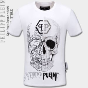 PHILIPP PLEIN フィリッププレイン ｔシャツ メンズ 今季で一番流行っているアイテム コピー ブラック ホワイト 品質保証