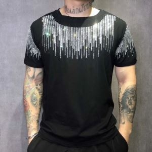 フィリッププレイン ｔシャツ コピー 溢れた光沢感がある限定アイテム PHILIPP PLEIN カジュアル ブラック ホワイト 高品質