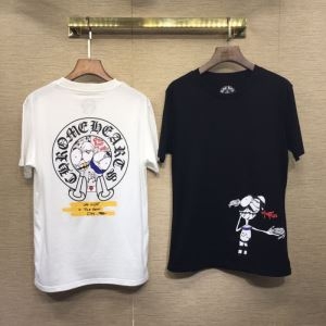 顧客セール大特価早い者勝ち クロムハーツ CHROME HEARTS 半袖Tシャツ 2色可選 男女兼用 19SS新作