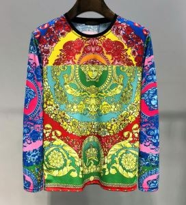 ヴェルサーチ VERSACE 長袖Tシャツ SS19春夏入荷人気のスピーディ 春夏季超人気限定コラボ