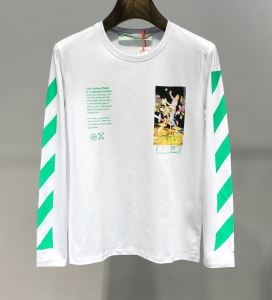 Off-White オフホワイト 長袖Tシャツ 2色可選 SS19春夏入荷人気のスピーディ 春夏新作セレブ愛用