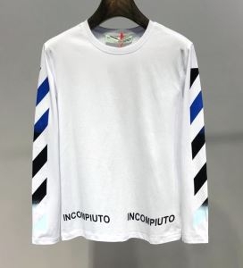 長袖Tシャツ 2色可選 安心の関税 19SS 新作 春夏入荷限定SALE価格  Off-White オフホワイト