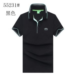 限定セール！ヒューゴボス ポロシャツ メンズ Slim-fit polo shirt in stretch piqué with curved logo コピー 日常 格安