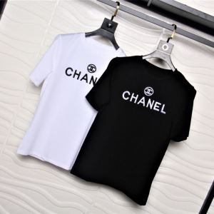シャネル ｔシャツ メンズ 洗練されたコーデにオススメ コピー CHANEL ブラック ホワイト 大人気 シンプル ロゴ 安い