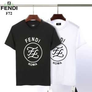 フェンディ ｔシャツ コピー 春夏の着こなしに重宝 FENDI メンズ 格安 ブラック ホワイト ユニーク プリント 高品質