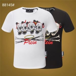 PHILIPP PLEIN Tシャツ/半袖 2019年春夏シーズンの人気 2色可選 フィリッププレインお洒落な印象に