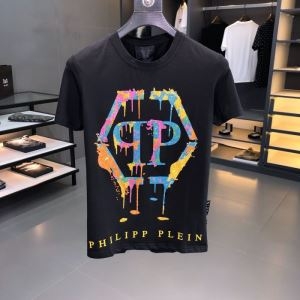 ヘルシー 抜け感重視 Tシャツ/半袖PHILIPP PLEIN 2019春夏トレンドファッション新作  2色可選フィリッププレイン