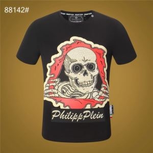 夏らしい季節感  Tシャツ/半袖 PHILIPP PLEIN 今流行りの最新コレクション 2色可選フィリッププレイン 2019SS
