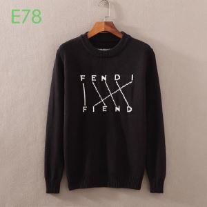 Fendi フェンディ メンズ セーター 秋冬ファッションに似合う限定品 コピー ブラック プリント コーデ 最安値 FZZ456A73EF0QA1