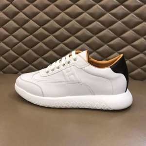 HERMES エルメス スニーカー メンズ 清潔感ある印象を伝えてくれる新作 コピー Goal sneaker ホワイト シンプル ブランド セール