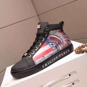 PHILIPP PLEIN スニーカー コピー 通販 シンプルな着こなしにおすすめ メンズ フィリッププレイン ブラック 日常 ブランド 安い