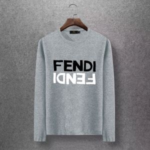 秋冬の気分溢れるアイテム 国内入手困難2019秋冬新作 フェンディ FENDI 長袖Tシャツ 4色可選