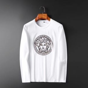 王道級2019秋冬新作発売 世界中のVIPが虜にする冬季爆買い ヴェルサーチ VERSACE 長袖Tシャツ 2色可選