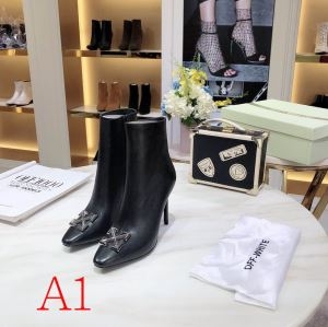 Off-White Arrow High Heels Ankle Boots トレンディなスタイルを生かす限定品 オフホワイト ハイヒール ３色 コピー 品質保証