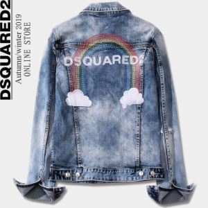 デニムジャケット初秋のスタイリングに生かそう DSQUARED2 ディースクエアード 2019秋冬人気色おすすめ