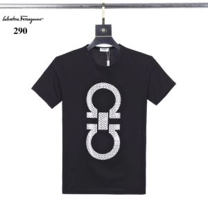 最新2020春夏ファション 3色可選 サルヴァトーレフェラガモ FERRAGAMO 気になる新作はお得な 半袖Tシャツ