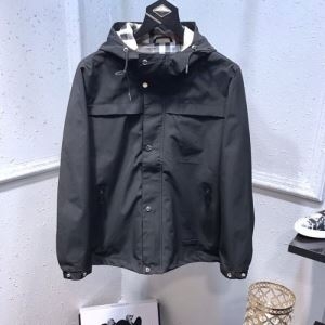 バーバリー ジャケット コーデ モダンな雰囲気を醸し出す限定品 Burberry メンズ コピー ブラック シンプル おしゃれ 激安