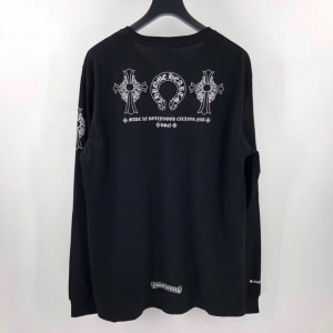 長袖Tシャツ CHROME HEARTS 2020限定 高級感たっぷり メンズ クロムハーツ コピー 通販 ブラック グレー ロゴ ストリート 最高品質