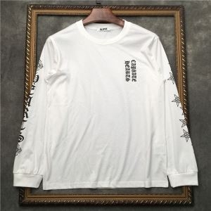 長袖Tシャツ メンズ CHROME HEARTS 軽くて優れた機能性あるアイテム クロムハーツ コピー 通販 黒白2色 デイリー 最低価格