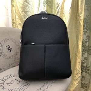 シックなデザインが素敵 ディオール バックパック メンズ コピー DIOR ブラック 大容量 ストリート ロゴ 日常 最高品質