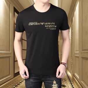 今最も勢いのある  多色可選 半袖Tシャツ 春夏コーデ2020 アルマーニ ARMANI 絶大な支持を得る人気