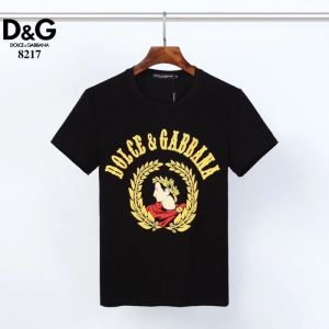 カジュアルスタイルを格上げ  2色可選 ドルチェ＆ガッバーナ Dolce&Gabbana 2020春夏トレンド半袖Tシャツ