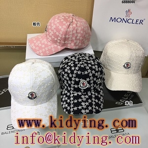 春夏ブランド新品ファッション MONCLER帽子コピー 通販 星刺繍付き 爽やかな色合い 多色可選
