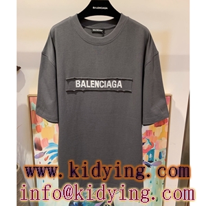 今年からは人気カットソー BALENCIAGA バレンシアガ コピー 半袖tシャツ 2色可選 着心地よい