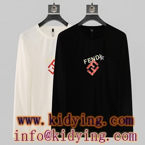 FENDI フェンディ コピー 長袖tシャツ 無地のデザインで大人気 気兼ねなく着られる ユニセックス