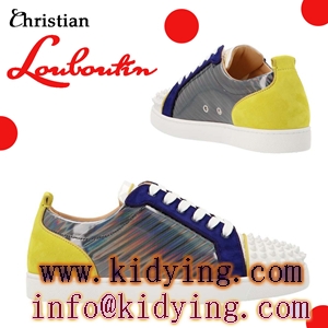 Christian Louboutin ルブタン激安 スニーカー Louis Junior Spikes エクスクルーシブな輝きを放つ