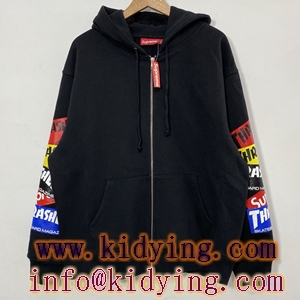 シュプリーム通販 ジップアップパーカー Supreme 21FW Thrasher Multi Logo Zip Up おしゃれ必見