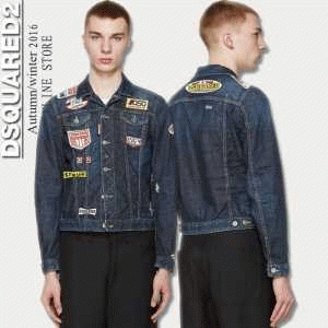 2016秋冬 ◆モデル愛用◆  ディースクエアードDSQUARED2  デニムジャケット