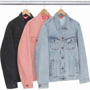 モデル大絶賛♪ Supreme16SS Denim Trucker Jacket ブルゾン 2色可選