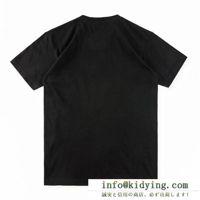 日本未上陸BALENCIAGAバレンシアガｔシャツコピー可愛いプリントブラック、ホワイトクルーネック半袖Tシャツ