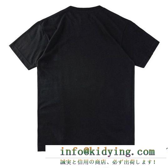 VIPセールSUPREMEコピーシュプリーム男女兼用ブラック、ホワイトのクルーネック半袖Tシャツ